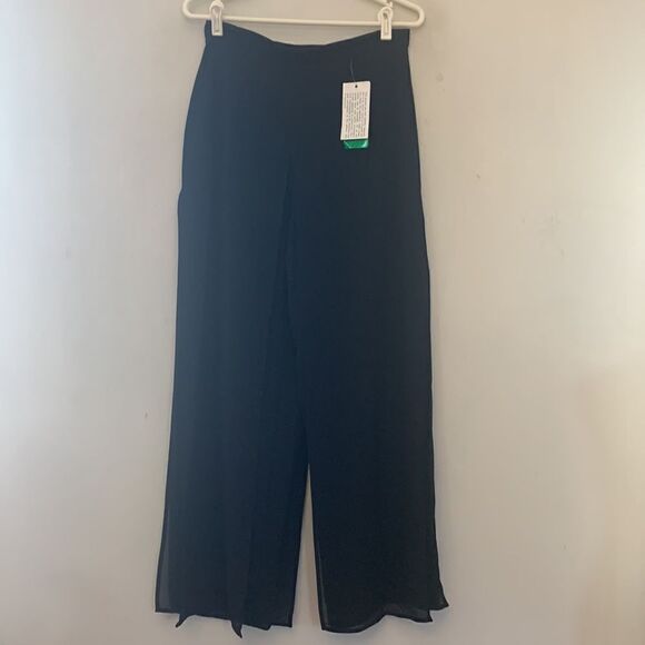 J R Nites by Caliendo black formal pants Size 10 NWT - Picture 2 of 8